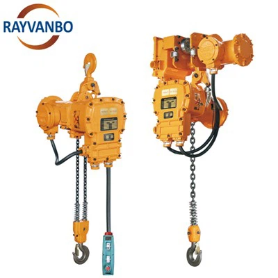 Взривозащитен електрически верижен телфер